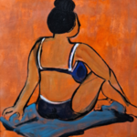 Acryl schilderij, Maya Wildevuur, Giglio, 2004